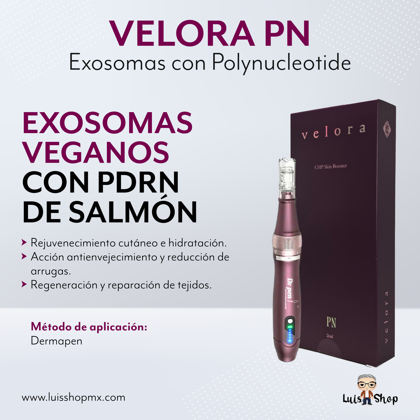 Velora PN 2ml - Exosomas con PDRN de Salmón (Dermapen)